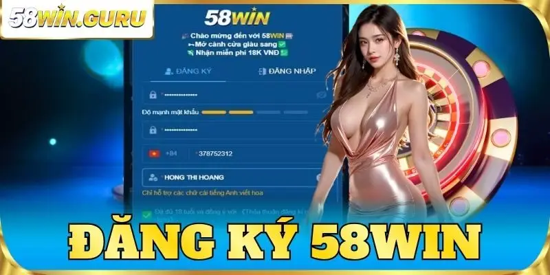 đăng ký 58win