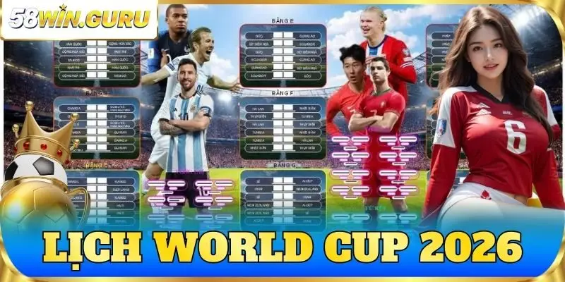 lịch world cup 2026